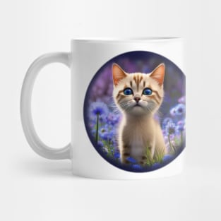 Little cat with big eyes Mug